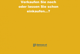 Einkaufen lassen!